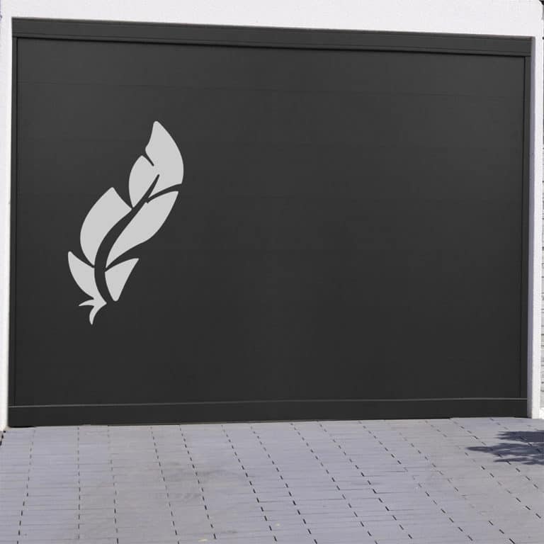 Porte De Portail De Garage Coulissante En PVC - Marque Le Bihan-Le Moël - Occasion Fonctionnelle