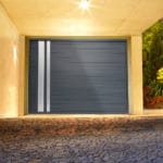Porte de garage alu sectionnelle isolée Opale