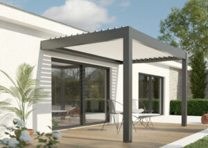 Pergola ADOSSÉE 2 POTEAUX JUPITER