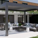 Pergola AUTOPORTÉE 8 POTEAUX NEPTUNE