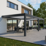 Pergola ADOSSÉE 4 POTEAUX PLUTON